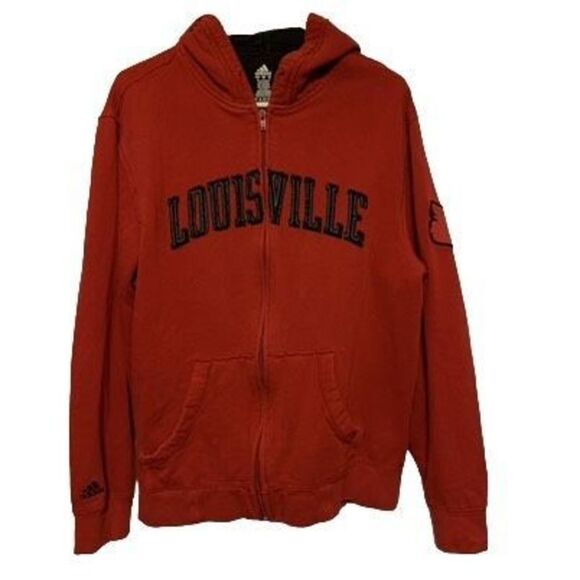 Louisville Cardinals Size Men’s Medium Zip Up Hoodie - Picture 1 of 7